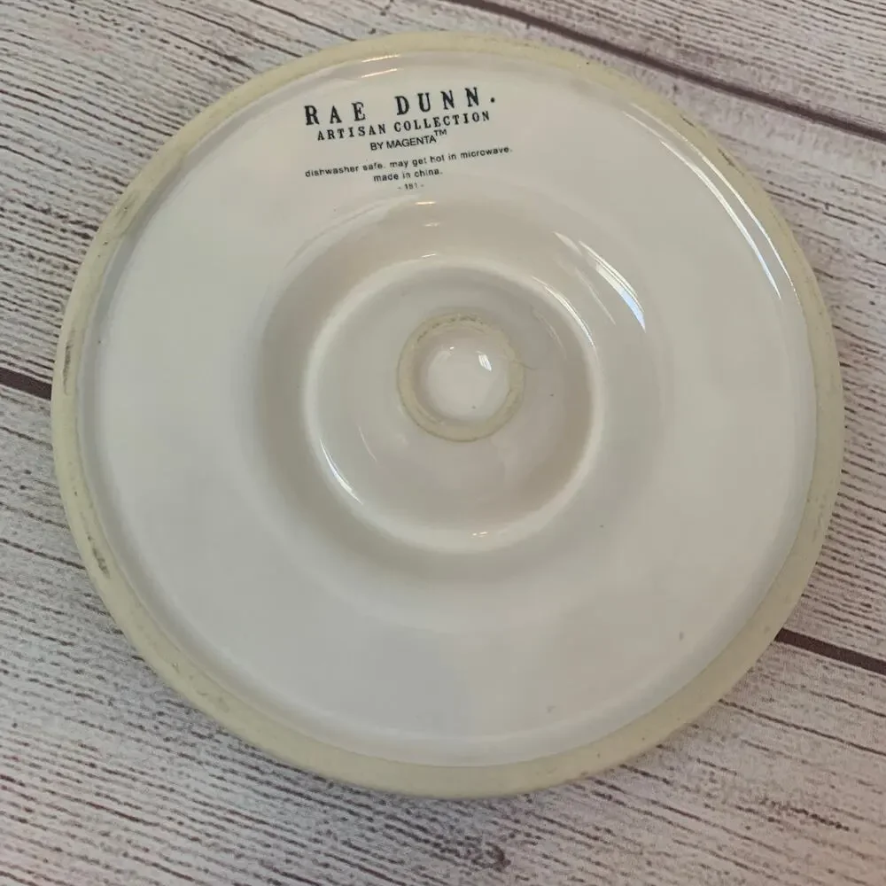 Rae Dunn Margarita SALT and Lime Ceramic Holder Artisan Collection by Magenta